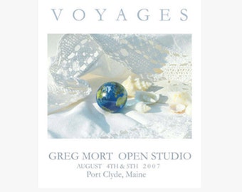 Poster Wall Art Decor Limited Edition signed Fine Art Poster by Greg Mort VOYAGES