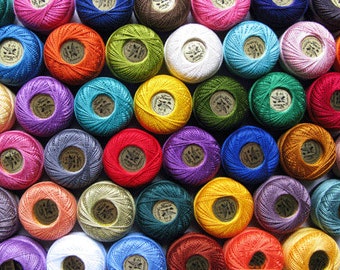 Perle Cotton Thread Set - Size 8 Finca Pearl Cotton by Presencia - You Pick Three!