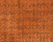 Weeks Dye Works Hand Dyed, Felted 100 Wool Fabric - Sweet Potato Glens Plaid Approx 9 quot x 10 quot or 9 quot x 18 quot - Applique Wool Fabric