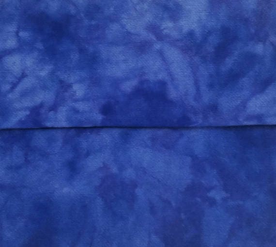 Felted Wool Fabric Hand Dyed Wool Fabric in Sky Blue and | Etsy