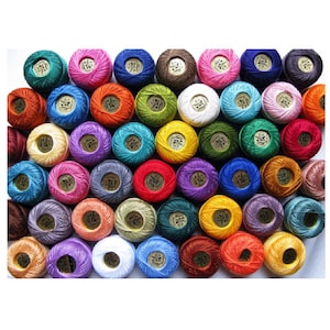 Finca Pearl Cotton Size 8 - You Pick 3 Colors