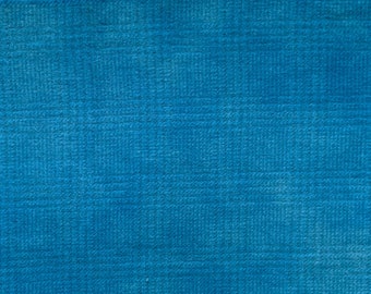 Felted Wool Fabric - Hand Dyed Wool Fabric - 8" x 9" Blue Glens Plaid  - Applique Wool Fabric