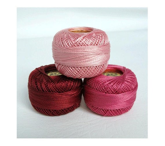 Perle Cotton: 2240 Dark Mauve Perle Cotton: 2240 Dark Mauve