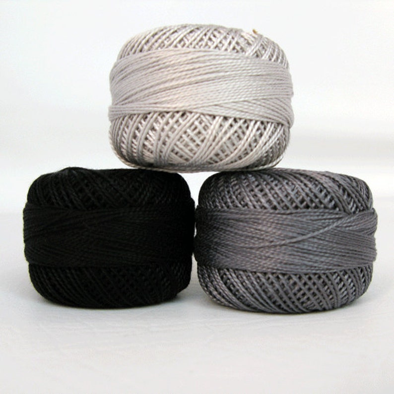 Perle Cotton Thread Set Size 8 Finca Pearl Cotton by Etsy