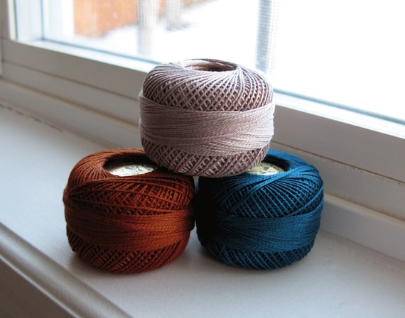 Perle Cotton: 3670 Ultra Very Dark Turquoise Perle Cotton: 3670 Ultra Very Dark Turquoise
