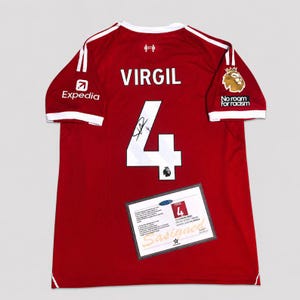 Liverpool Virgil van Dijk 直筆サイン入りユニフォーム Liverpool