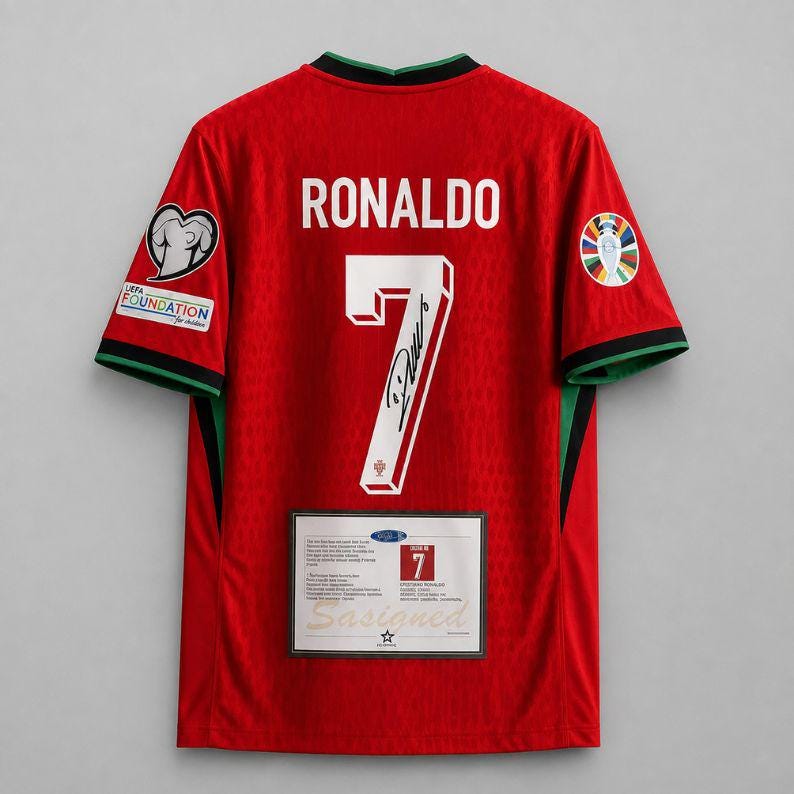 Cristiano ronaldo sporting lisbon jersey - Etsy 日本