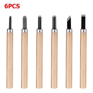 12pcs Wood Carving Chisel, Hand Gouges & Knife Kit, Whittling Tools for DIY Woodworking, Beginner to Professional Carving Kit bild 9