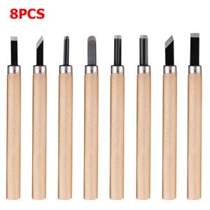 12pcs Wood Carving Chisel, Hand Gouges & Knife Kit, Whittling Tools for DIY Woodworking, Beginner to Professional Carving Kit bild 7