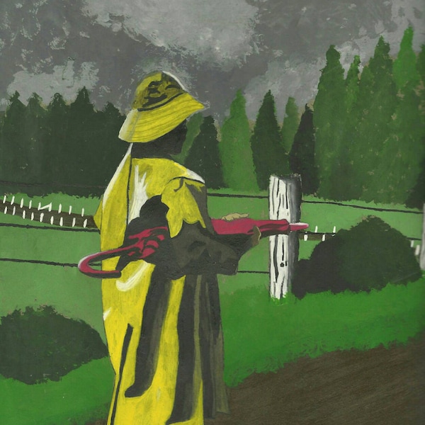 Yellow Raincoat Etsy