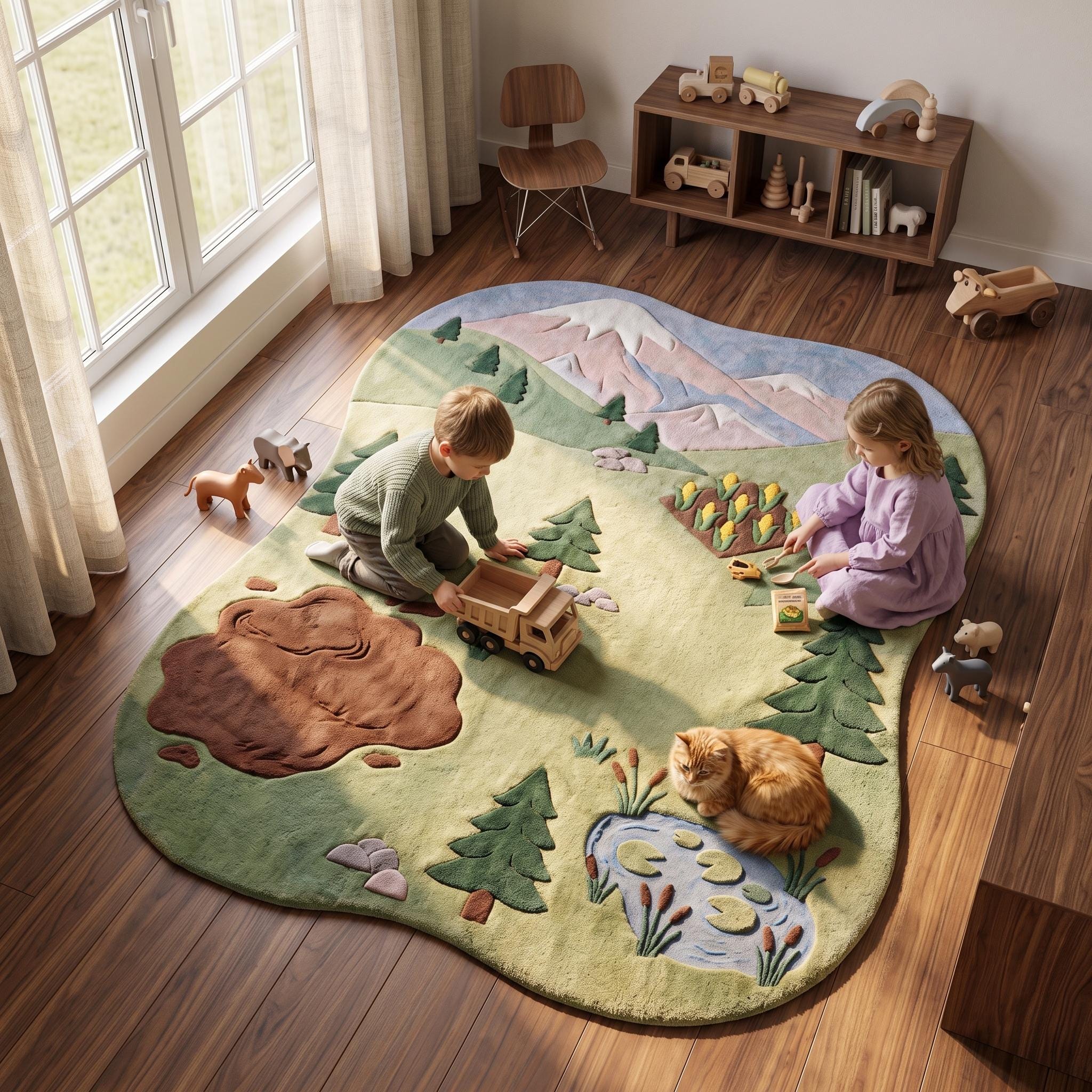 Landscape Play Rug - Etsy