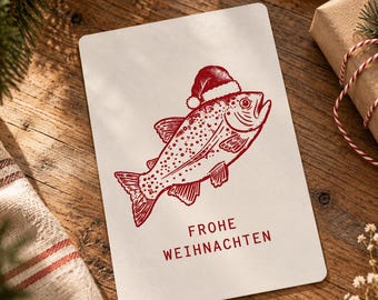 Weihnachtskarte - Karpfen