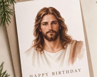 Weihnachtskarte - Jesus