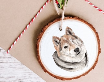 Pet Portrait Ornament, Custom Pet Ornament, Custom Wooden Pet Ornament, Wooden Pet Portrait, Wooden Pet Ornament, Personalized Ornaments