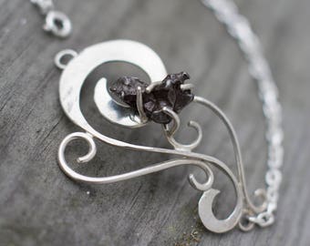 Swirly Silver Meteorite Bracelet Campo del Cielo