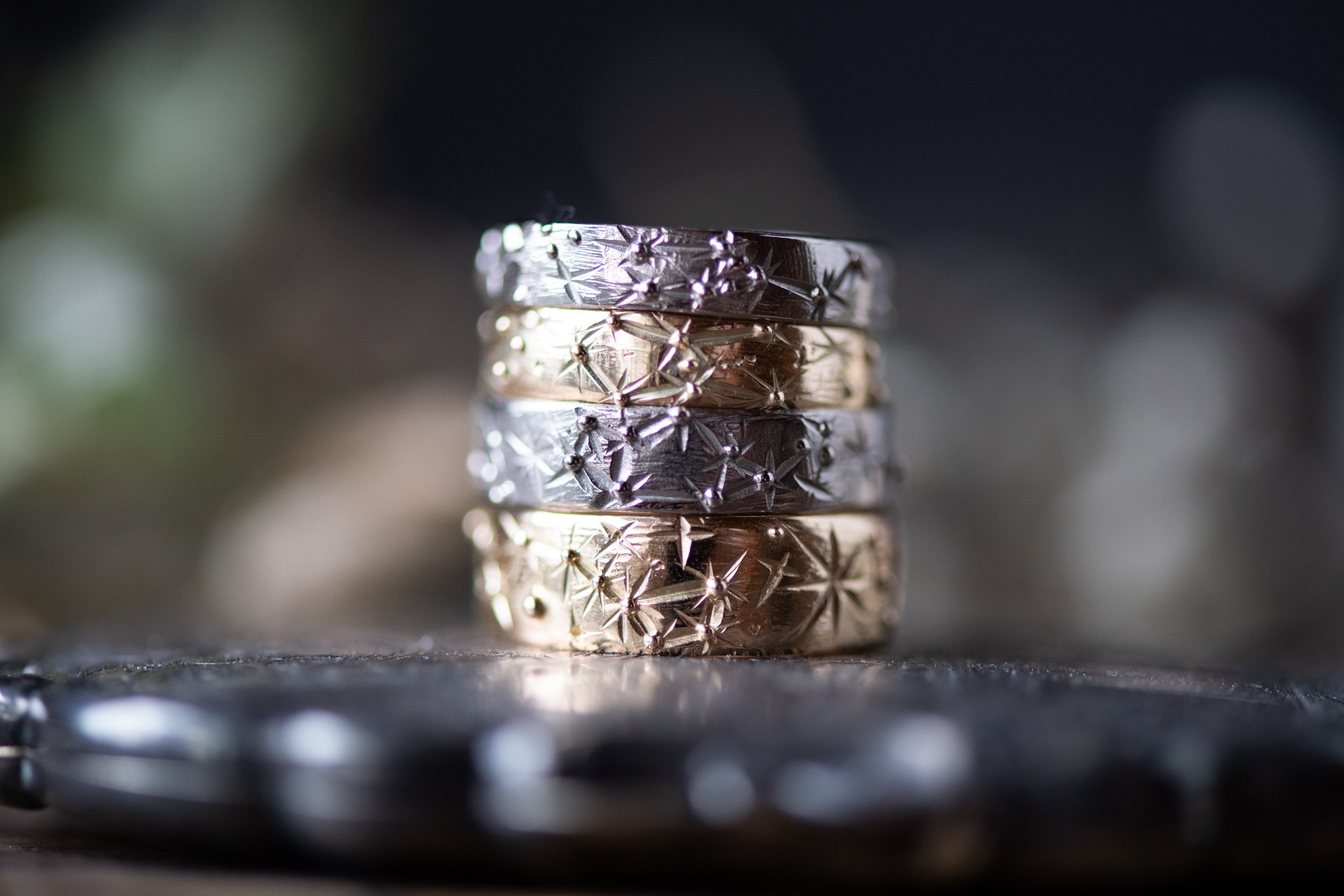 Constellation Wedding Rings - Custom Star Signs - Zodiac or ...