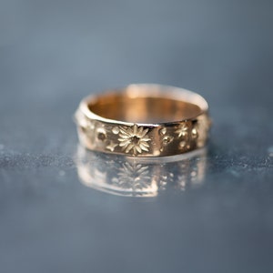 Custom Solarsystem Ring in Yellow Rose or White Gold 14k, Handmade ...