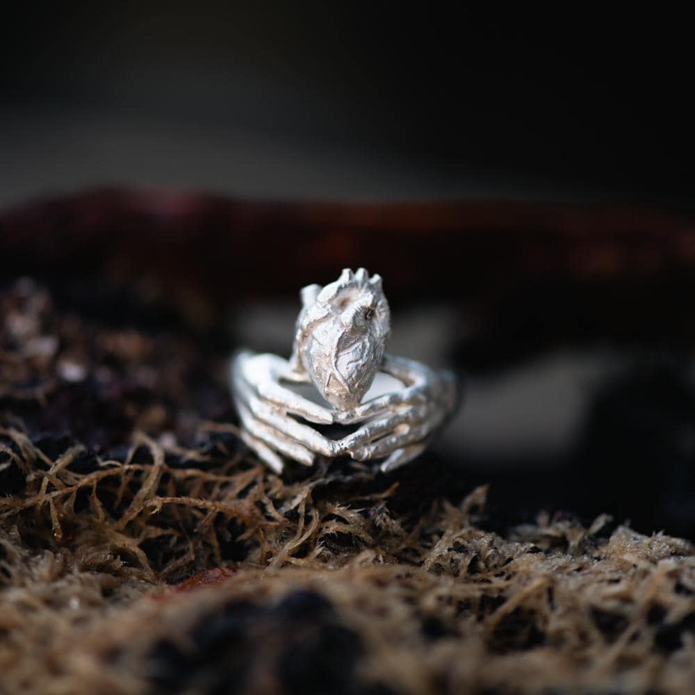 Anatomical Heart Claddagh