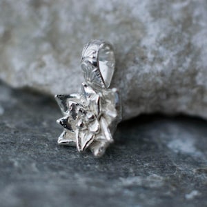 Succulent Pendant ~ 925 Sterling Silver - Cast Silver Succulent