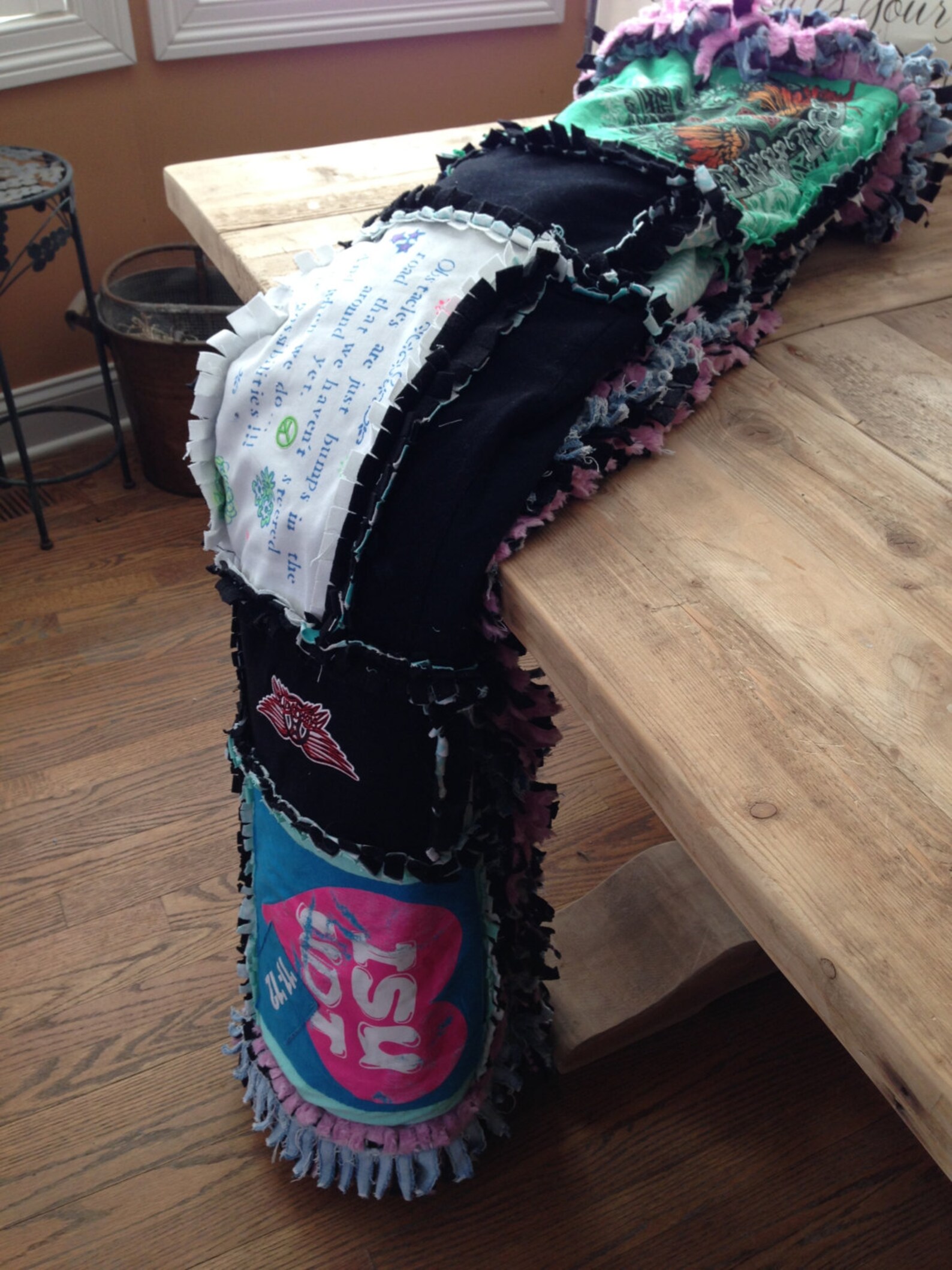 CUSTOM HANDMADE RAGGED Tshirt Blanket Tshirt Quilt Etsy