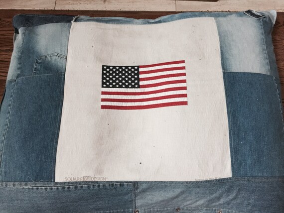 american flag dog bed