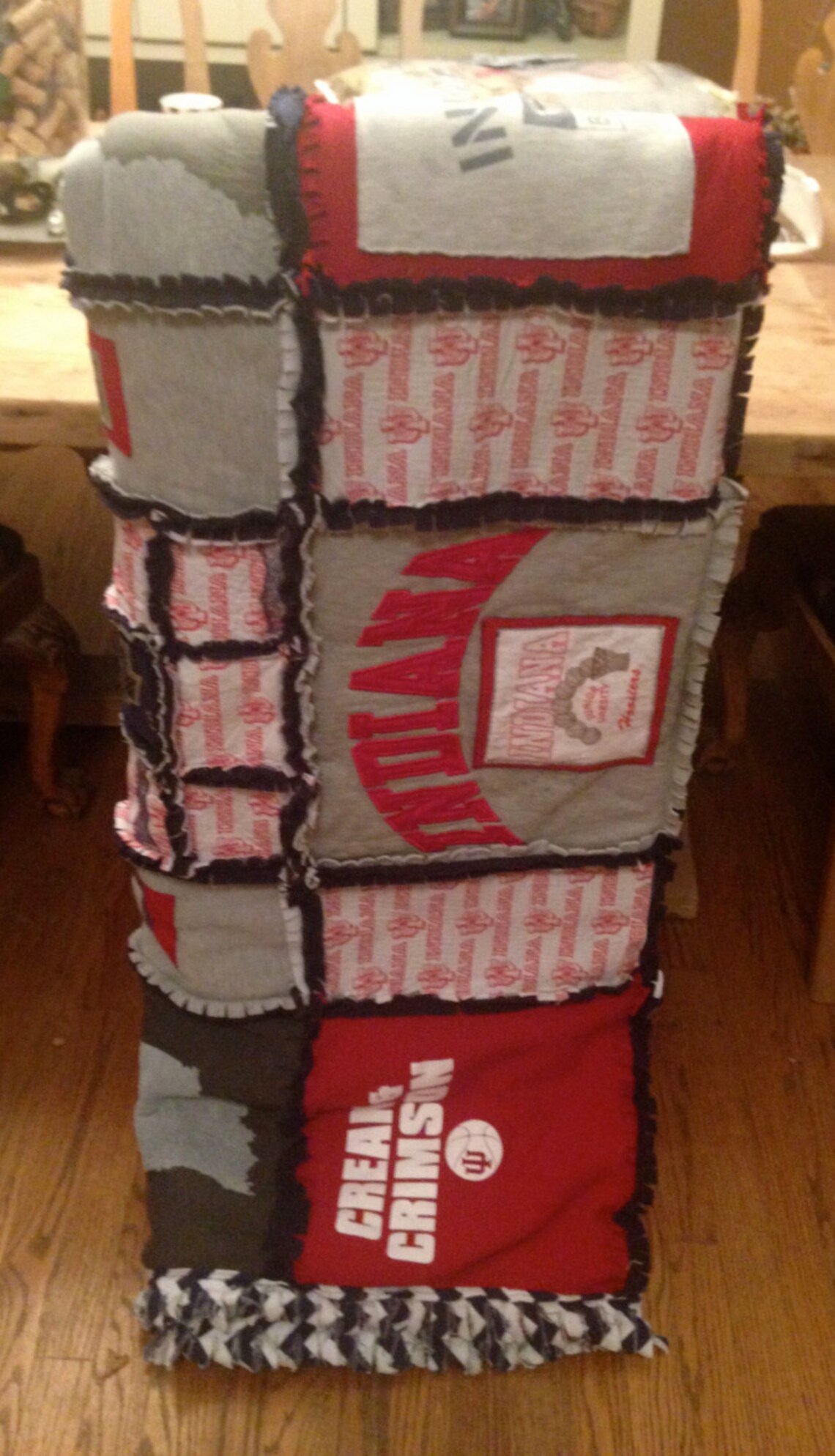 Custom Made Ragged Tshirt Blanket/quilt Memory Blanket Etsy