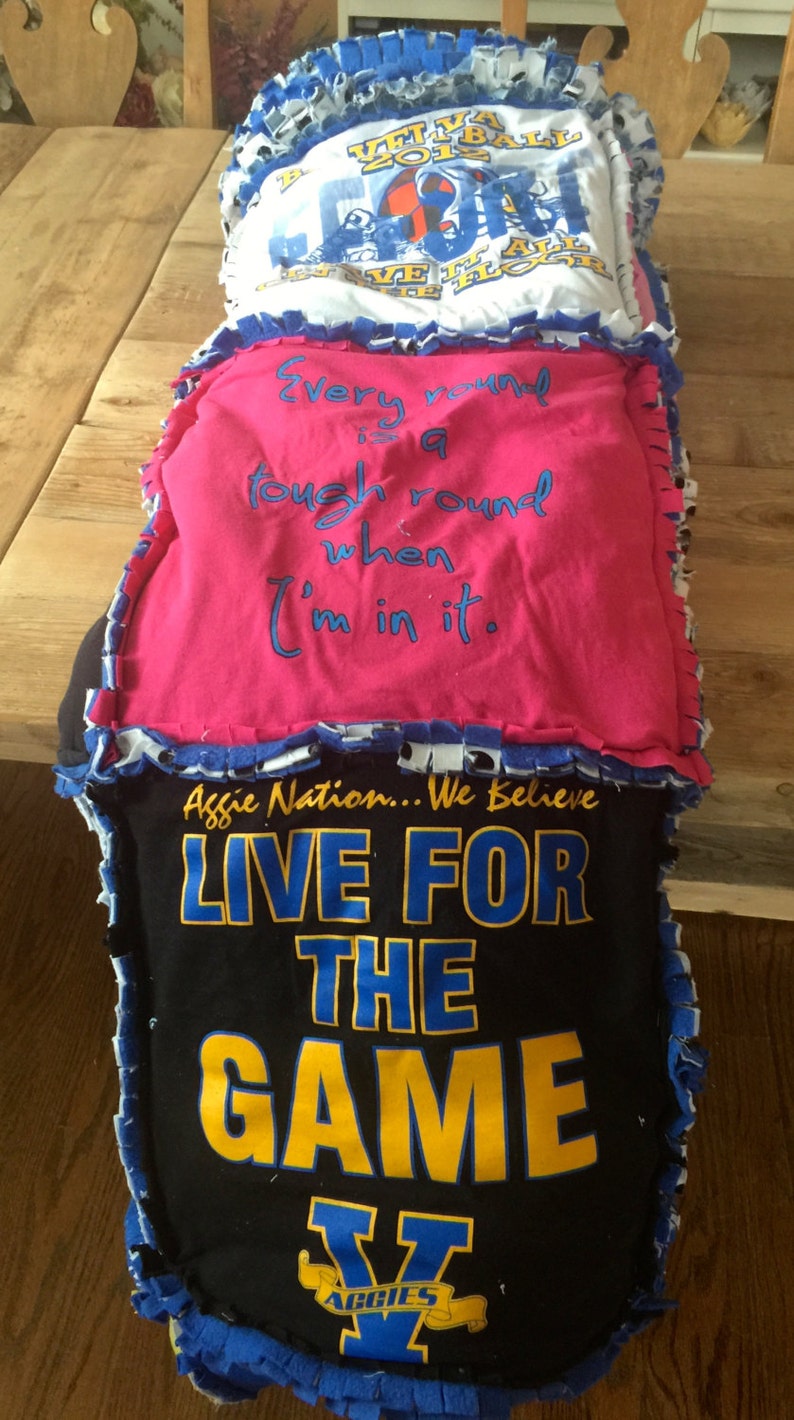 memory blankets made from shirts