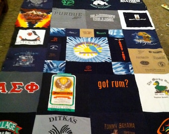 Custom Made T-Shirt Blanket