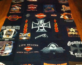 Custom made t-shirt quilt