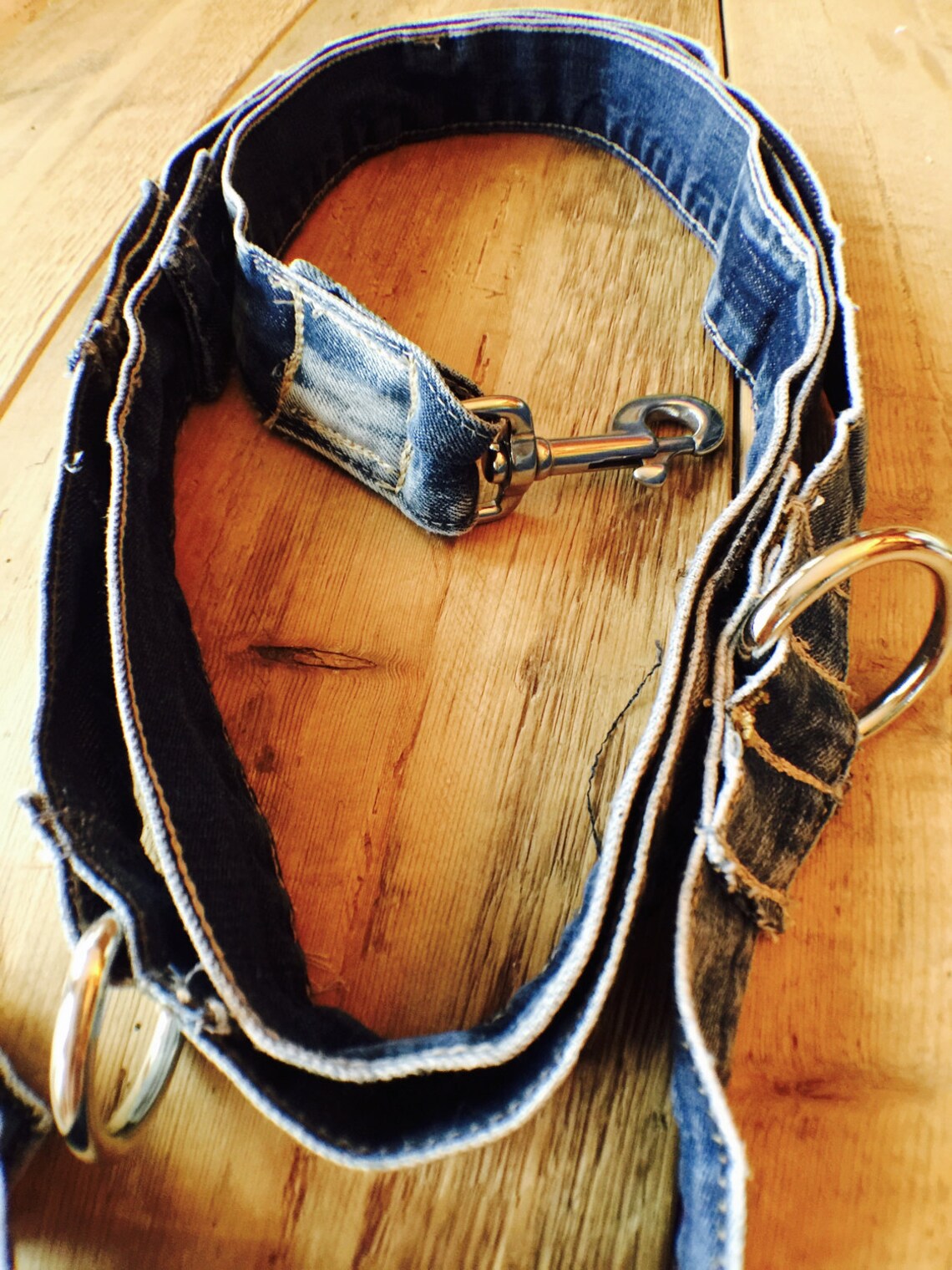 Denim Dog Leash Denim Leash Recyled jeans Dog Leash Etsy