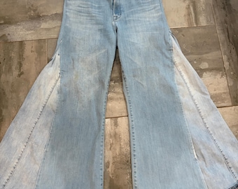 Bell Bottom Jeans, Custom made Flare, Bell Bottom Jeans