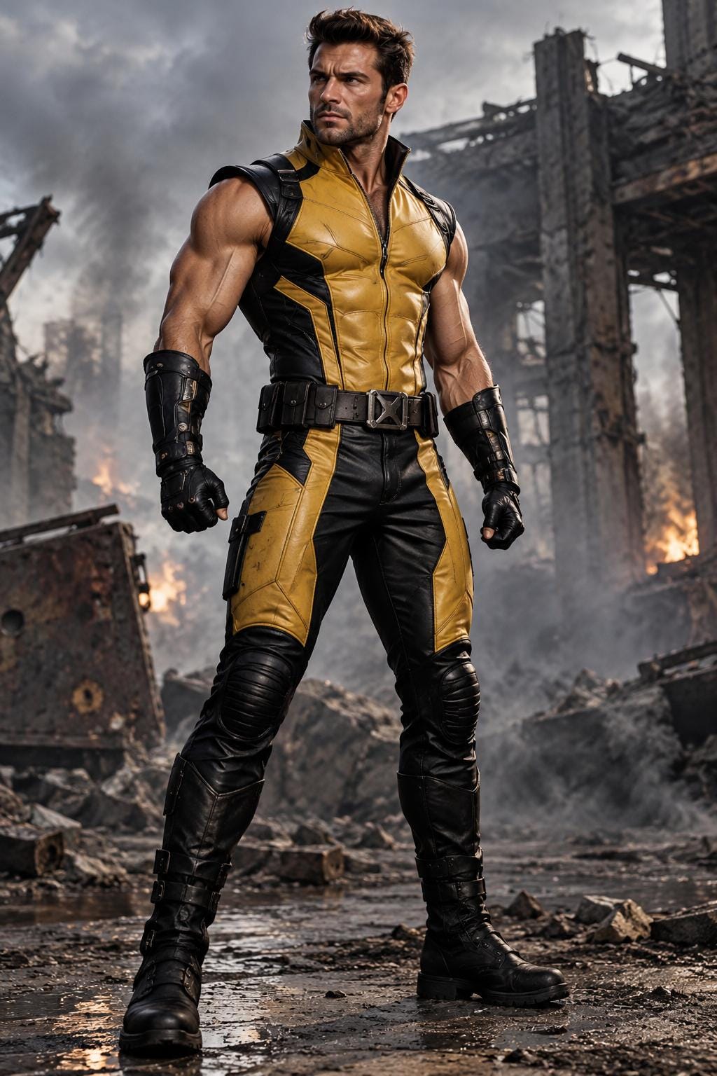 Wolverine cosplay costume - Etsy 日本