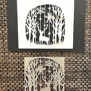 CHRISTMAS SCENE Metal Die - Christmas Cutting Die