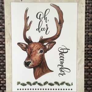 STUDIO LIGHT Clear Stamp Set, “ Oh deer ”