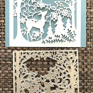 CHRISTMAS SCENE Metal Die - Christmas Cutting Die