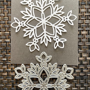 SNOWFLAKE Metal Die - Large - Christmas Metal Cutting Die
