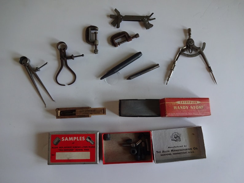 Machinist Tools For Sale >> Sale Vintage Lot Of Machinist Tools Pipe Tap Divider Protractor Caliper Stone Misc Screws Clamps Punches L S Starrett Pocket Gauge Machinist Tools For Sale >> Sale Vintage Lot Of Machinist Tools Pipe Tap Divider Protractor Caliper Stone Misc Screws Clamps Punches L S Starrett Pocket Gauge