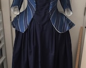 Custom made Reenactment, Colonial Georgian Dress Petticoat Outlander- Revolutionary War Patriot 1776 o