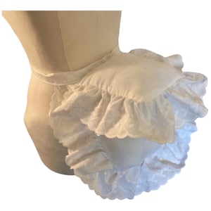 1870&#39;s-1880&#39;s Late Victorian Bustle Pad • Victorian Bustle Pad • Historical Costume Foundation • Cotton Padded Bumpad • Steampunk Underskirt