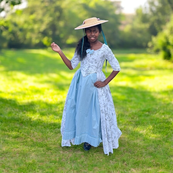 Girls Colonial Costume Hamilton -American Colonies- Phillis Wheatley- Custom Order Girls Colonial Costume Hamilton -American Colonies- Phillis Wheatley- Custom Order