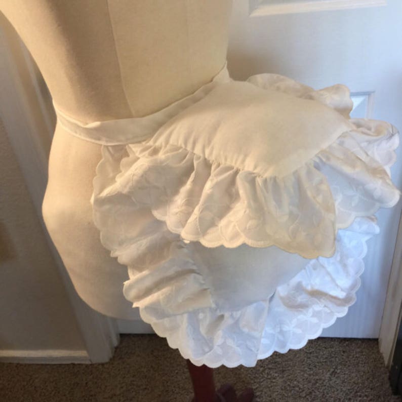 Victorian Lingerie – Underwear, Petticoat, Bloomers, Chemise 1870s-1880s Late Victorian Bustle Pad $45.00 AT vintagedancer.com