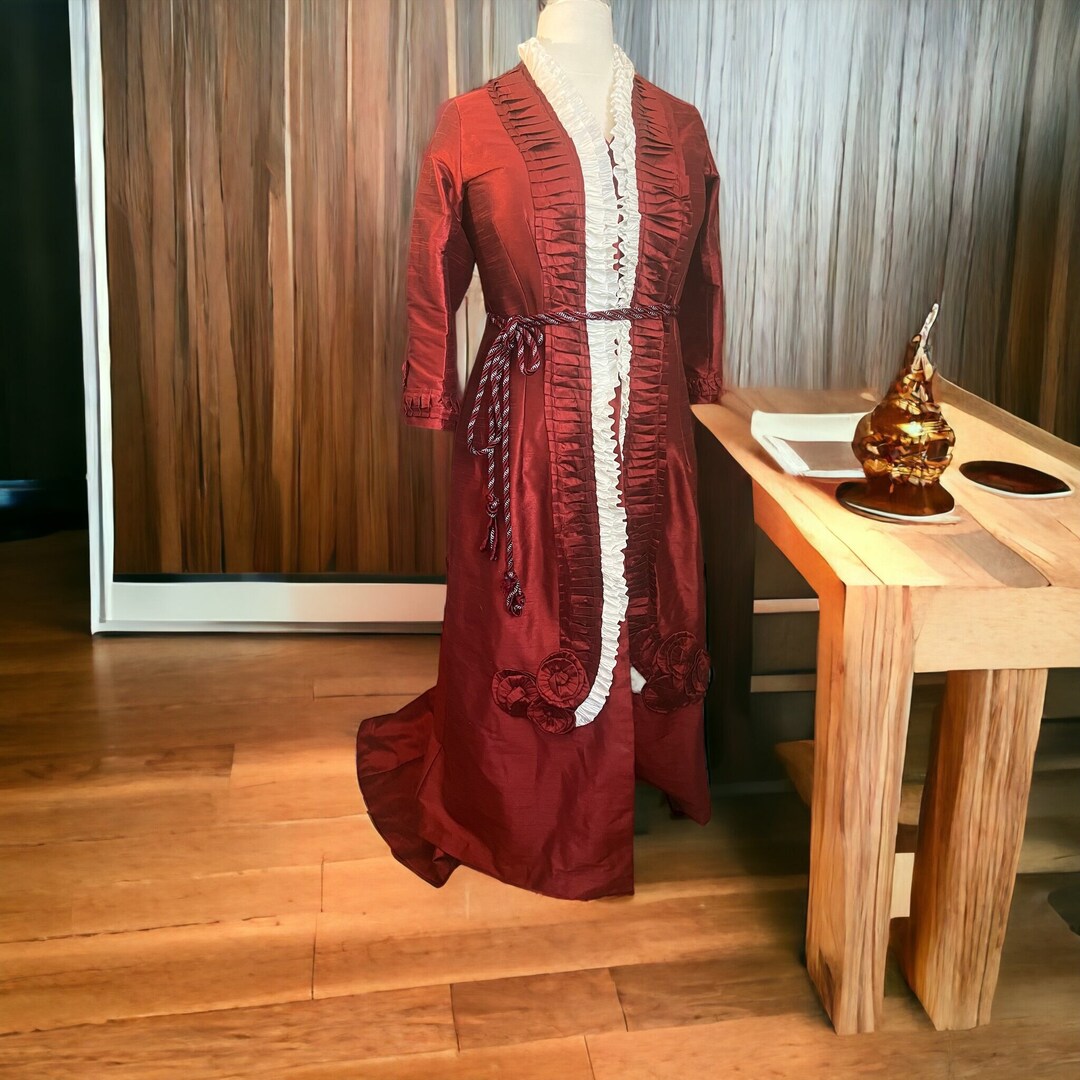 Victorian Teagown Loungewear Housecoat Custommade - Etsy
