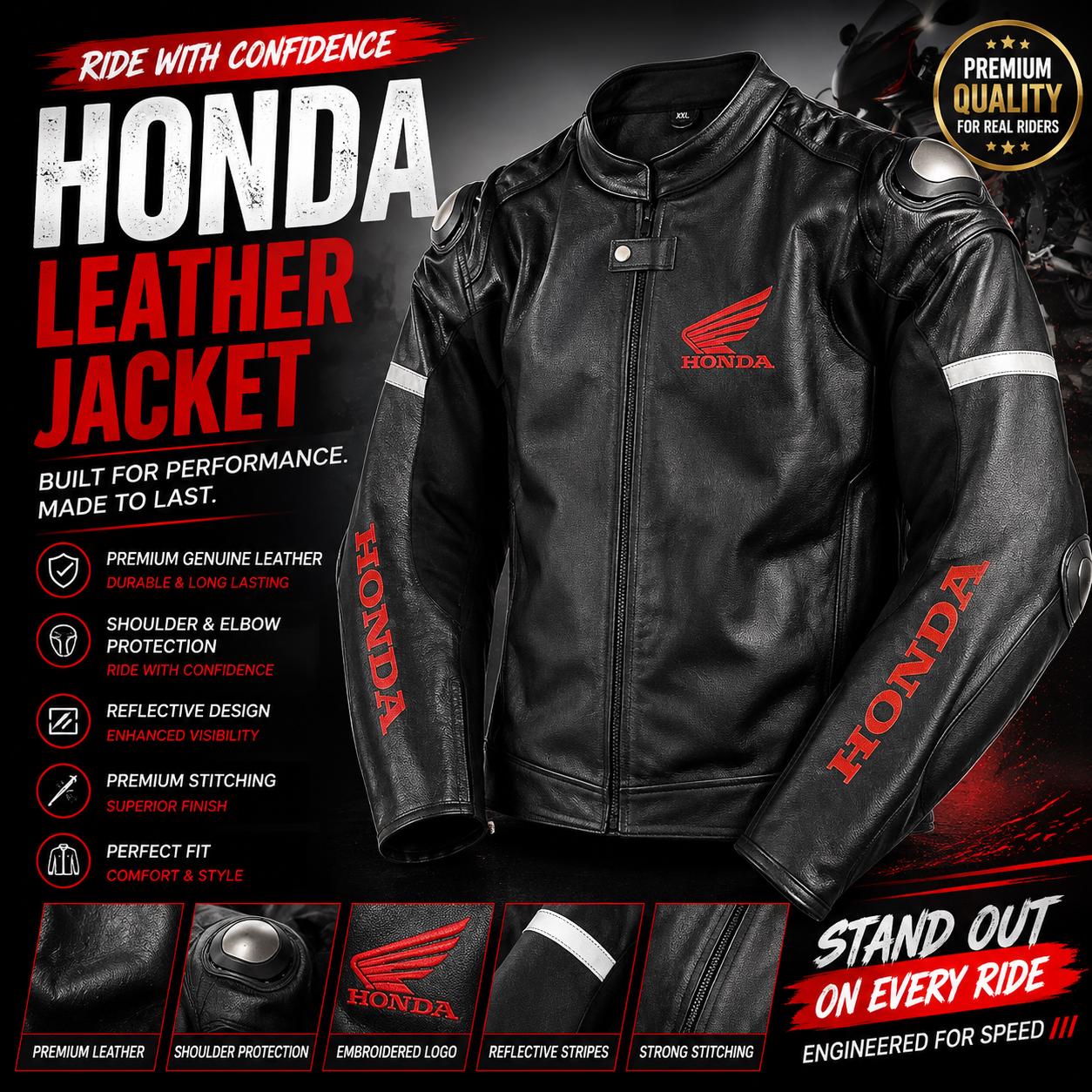 Honda Womens Motorcycle Jacket - Etsy