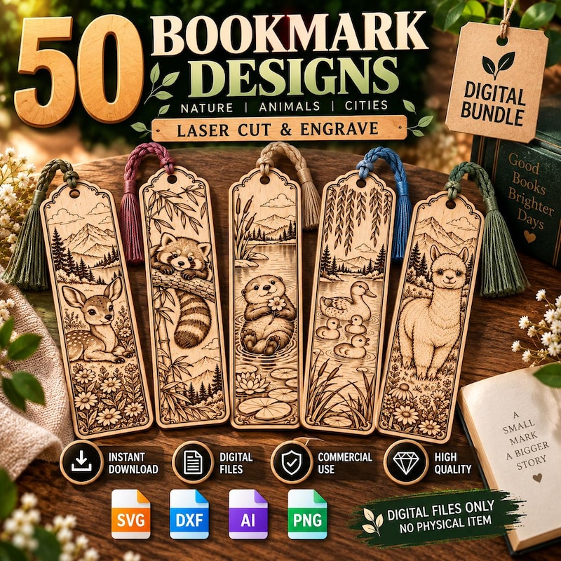 Kid Bookmark Files - Etsy