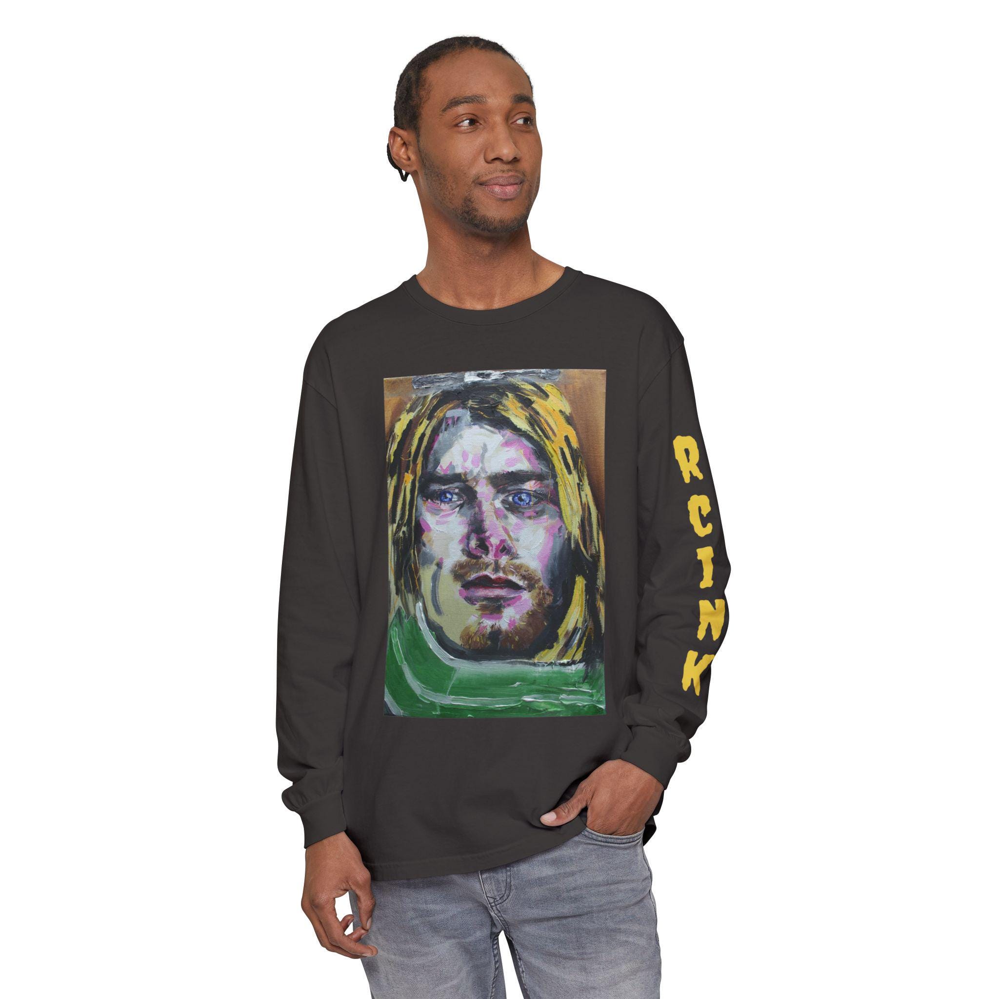 Raw Edge Long Sleeve Tee - Etsy
