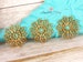 Vintage Style Round Lacey Raw Brass Flower Petal Filigree Findings, 20mm Un-Plated Brass Filigree Wrap - 6 
