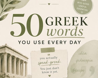 50 GREEK WORDS you use every day | PDF file