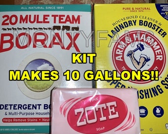 Natural Vegan Laundry Detergent 48 To 96 Loads No Fels Etsy