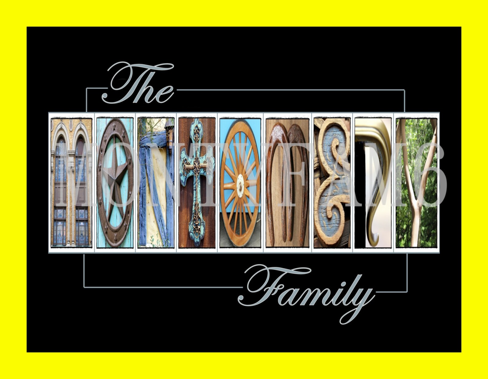 Last Name Art Photo Letters Alphabet Photography Wedding Gift Etsy