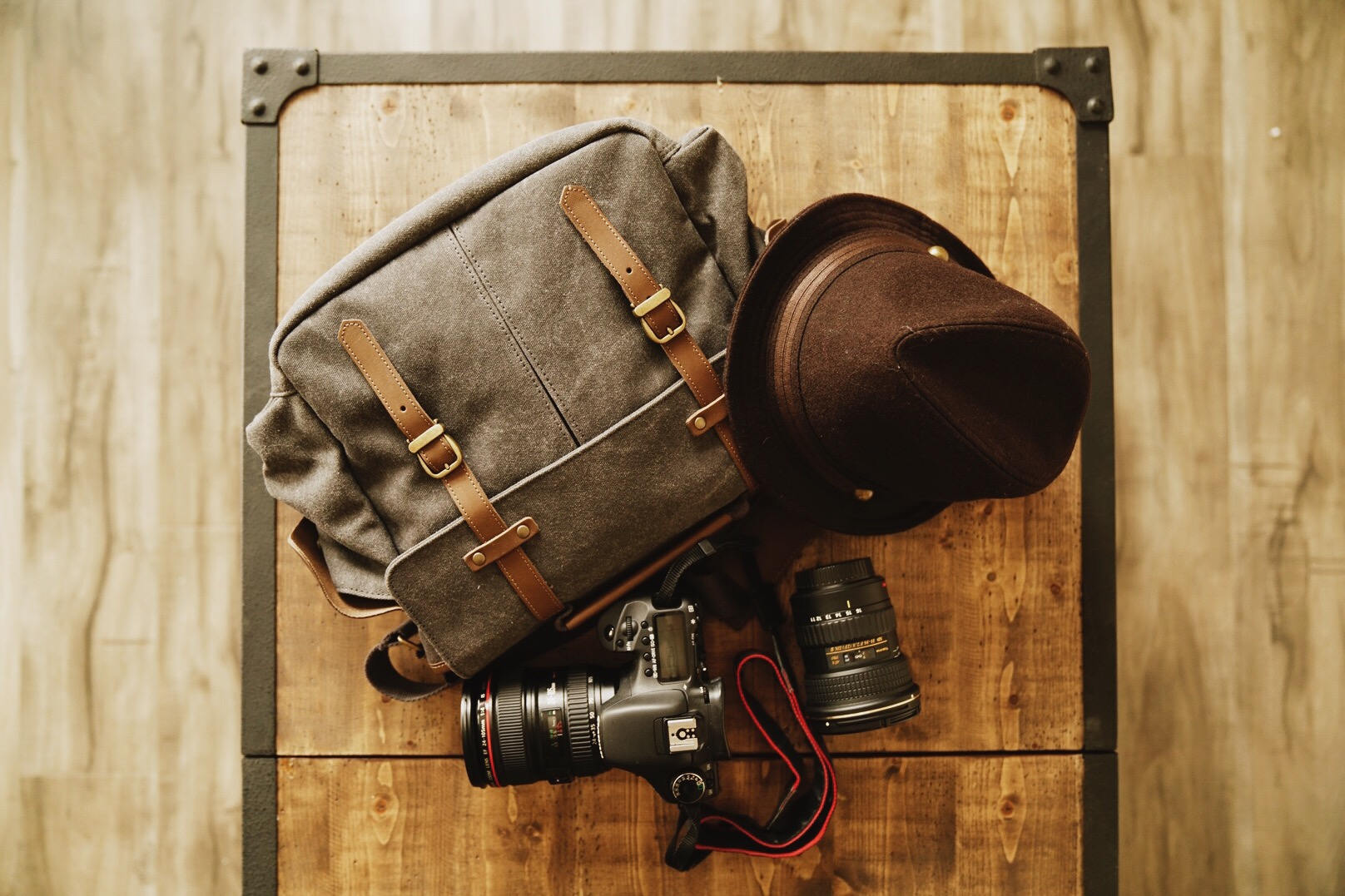 TRIAL / Messenger Camera Daily Bag / Grey Canvas